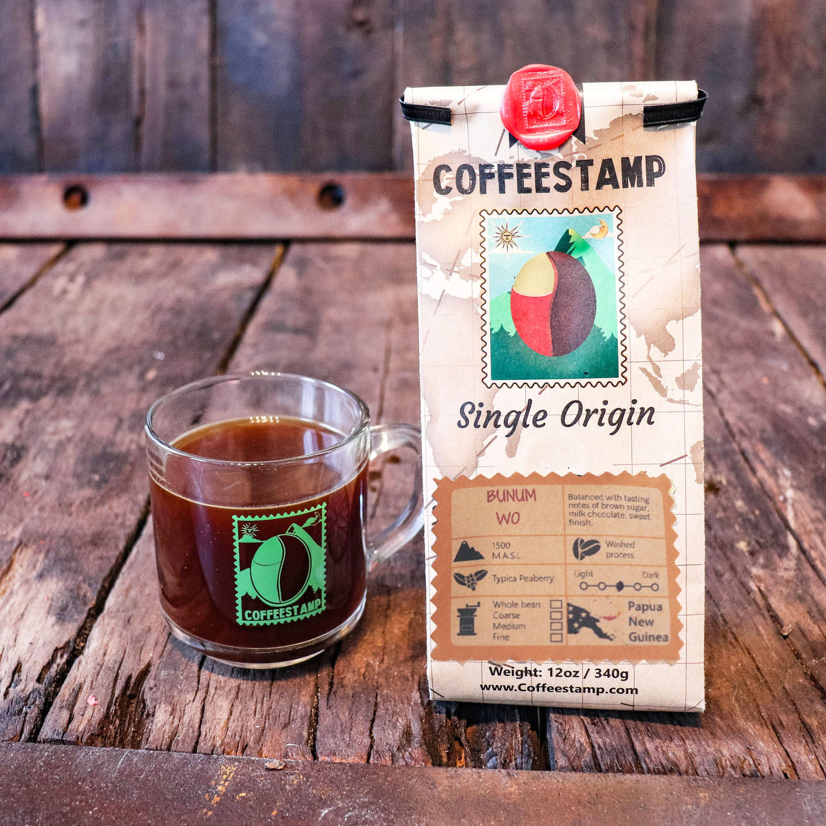 Papua New Guinea, BUNUM WO Peaberry – Coffeestamp